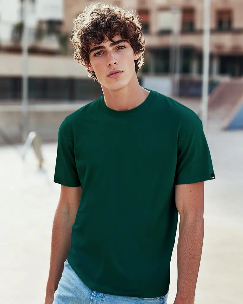 Men's Green T-shirt